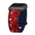 Image of Peanuts Patriotic Flag HD Watch Band Compatible with Apple Watch