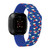Image of Peanuts Christmas Snoopy Blues HD Watch Band Compatible with Fitbit Versa 3 & Sense