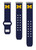 Michigan Wolverines Silicone Watch Band Compatible with Fitbit Versa 3 and Sense (Navy)