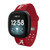 Image of Alabama Crimson Tide Silicone Watch Band Compatible with Fitbit Versa 3 and Sense (Crimson)