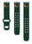 Image of Miami Hurricanes Silicone Watch Band Compatible with Fitbit Versa 3 and Sense (Green)