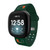Image of Miami Hurricanes Silicone Watch Band Compatible with Fitbit Versa 3 and Sense (Green)