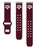 Image of Texas A&M Aggies Silicone Watch Band Compatible with Fitbit Versa 3 and Sense (Maroon)