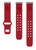 Oklahoma Sooners Engraved Silicone Watch Band Compatible with Fitbit Versa 3 and Sense (Crimson)