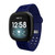 Image of Michigan Wolverines Engraved Silicone Watch Band Compatible with Fitbit Versa 3 and Sense (Navy)