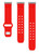 Mississippi Ole Miss Rebels Engraved Silicone Watch Band Compatible with Fitbit Versa 3 and Sense (Red)