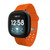Syracuse Orange Engraved Silicone Watch Band Compatible with Fitbit Versa 3 and Sense (Orange)