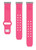 Image of Michigan State Spartans Engraved Silicone Watch Band Compatible with Fitbit Versa 3 and Sense (Pink)