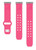 Alabama Crimson Tide Engraved Silicone Watch Band Compatible with Fitbit Versa 3 and Sense (Pink)