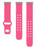Image of Arkansas Razorbacks Engraved Silicone Watch Band Compatible with Fitbit Versa 3 and Sense (Pink)