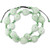 Adjustable Length Green Jadeite Jade Necklace with Carved Beads