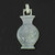Image of Light Green Jadeite Jade Pendant - Carved Vase with Flowers & Bird