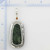 Image of 18K White Gold Dangle Pendant with Carved Green Jadeite Jade, Black Onyx & Diamonds