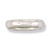 Size 7 14K White Gold Saddle Top Ring with Green Jadeite Jade