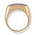 Size 7 14K Yellow Gold Saddle Ring with Bluish Lavender Jadeite Jade