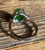Image of Sterling Silver Adjustable Band Ring with 10mm Jade Cabochon