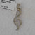 Image of 10kt Yellow Gold Womens Round Diamond Musical Fashion Pendant 3/8 Cttw