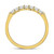 14kt Yellow Gold Womens Round Diamond Single Row Comfort Wedding Band 1/4 Cttw Style 102057