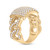 10kt Yellow Gold Mens Round Diamond Statement Fashion Ring 2.00 Cttw