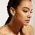 Image of 11.5mm Ania Haie Gold-plated Sterling Silver Rainbow Huggie Hoop Earrings