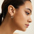 18.3mm Ania Haie Sterling Silver Twisted Wave Hoop Earrings