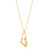 20" Ania Haie Gold-plated Sterling Silver Twisted Wave Drop Pendant Necklace