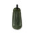 Olive Green Jadeite Jade Carved Gourd Pendant with Cord Bail