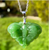 Image of 18" Sterling Silver Chain Necklace with 30mm AA Siberian Nephrite Jade Butterfly