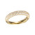 ELLE Jewelry - "Stardust Collection" Gold-plated Sterling Silver Ring with CZs