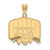 Sterling Silver Gold-plated LogoArt Ohio University Large Pendant