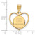 Sterling Silver Gold-plated LogoArt The Citadel Pendant in Heart