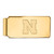 10k Yellow Gold LogoArt University of Nebraska Letter N Money Clip