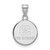 Image of 10k White Gold LogoArt The Citadel C With Star Small Pendant