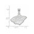 Image of 10k White Gold NHL LogoArt Minnesota Wild Medium Pendant