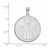 Image of 14k White Gold NHL LogoArt Edmonton Oilers Extra Large Pendant