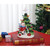 LED Lighted Hand-painted Ceramic Christmas Tree with Snowman (Gifts)