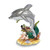 Luxury Giftware Bejeweled TRANQUIL REEF Dolphin with Turtle and Fish Trinket Box with Matching 18 inch Necklace (Gifts)