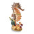 Luxury Giftware Bejeweled MAJOR Brown and Coral Sea Horse Trinket Box with Matching 18 inch Necklace (Gifts)