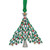 Image of Silver-tone Enameled Metal Story of the Christmas Tree with Multicolored Stones Ornament in Gift Box with Card (Gifts)