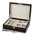 Luxury Giftware Ebony Veneer and Matte Finish Valet Velour Lining Jewelry Box (Gifts)