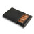 Image of Black Leather 5-Cigar Travel Case with Spanish Cedar Lining and Humistat (Gifts)