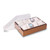 Image of Brown Solid Wood with Acrylic Lid Velour Lining Eight Watch Box (Gifts)