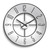 Metropolitan Silver-tone 19.75 inch Open Face Metal Wall Clock