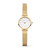 Bering Time - Womens Gold-tone Watch and Bracelet Gift Set Lovely