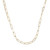 Image of 18" Gold-plated Sterling Silver Paperclip Chain Charm Necklace by Rembrandt