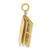 Image of 14K Yellow Gold 3-D Moveable Hebrew Ten Commandments Book Pendant