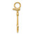 14K Yellow Gold 3-D Small Anchor w/ Shackle Bail Pendant