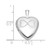 Sterling Silver Rhodium-plated Infinity Hearts 16mm Heart Locket Pendant