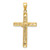 10K Yellow Gold INRI Crucifix Pendant 10C4339