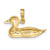 Image of 14K Yellow Gold Mallard Pendant